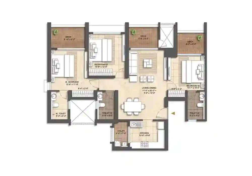 3BHK
